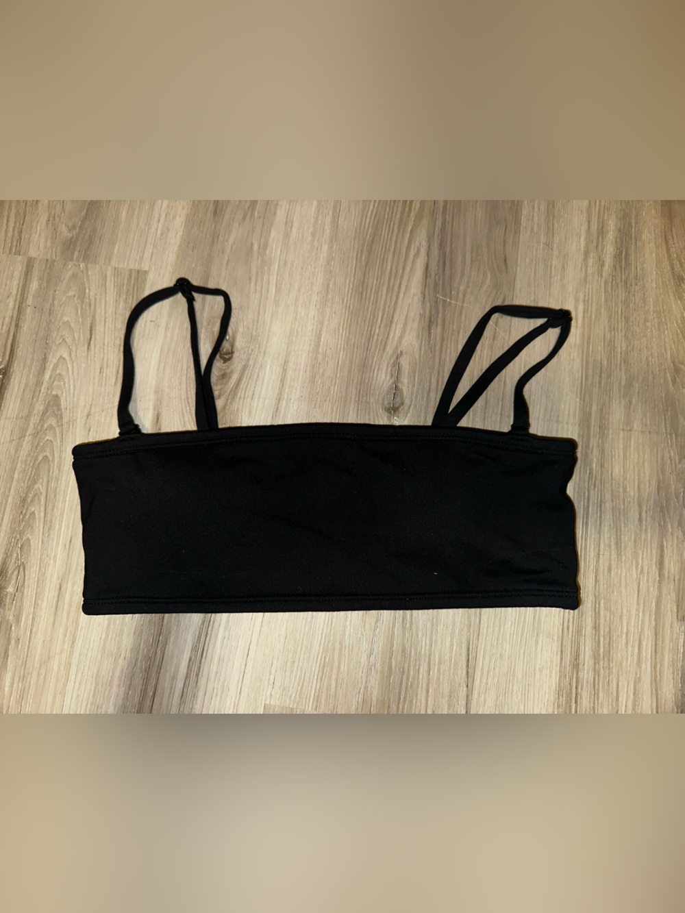 Ryderwear Black Double-Strap Bralette Top